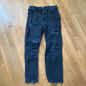 Size 27 black jeans from Pacsun
